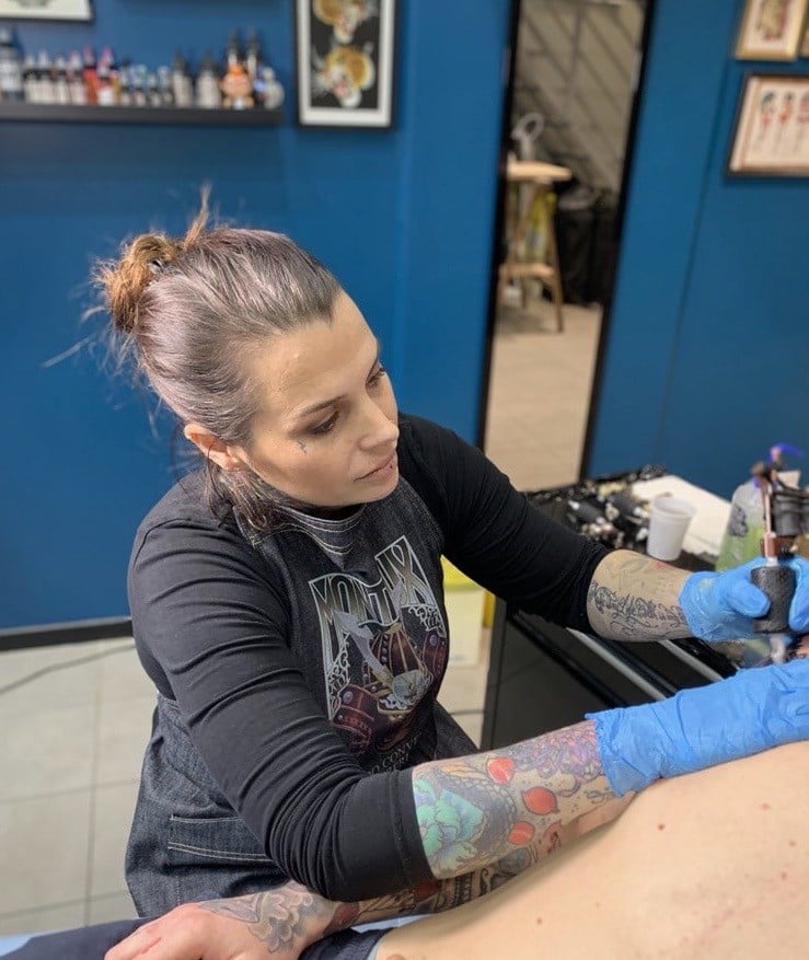 La Panthère Bleue Tattoo 2